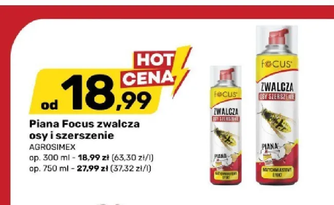Piana Focus zwalcza osy i szerszenie promocja w Bricomarche