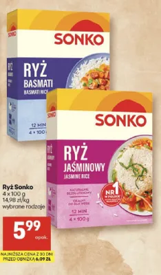 Ryż basmati Sonko promocja w Delikatesy Centrum