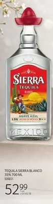 Tequila Sierra Blanco 35% 700 ml promocja w Selgros