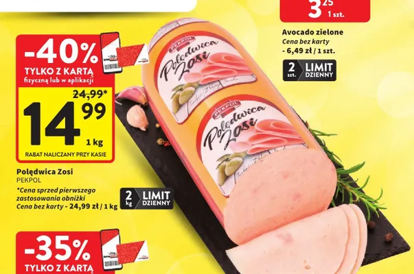 Polędwica Zosi Pekpol promocja w Intermarche