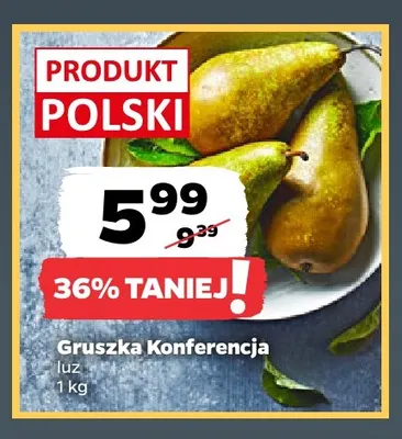 Gruszki Konferencja promocja w Netto