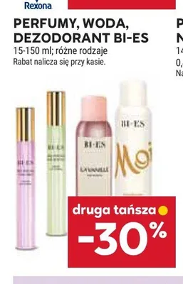 Perfumy, woda, dezodorant Bi-es promocja w Stokrotka