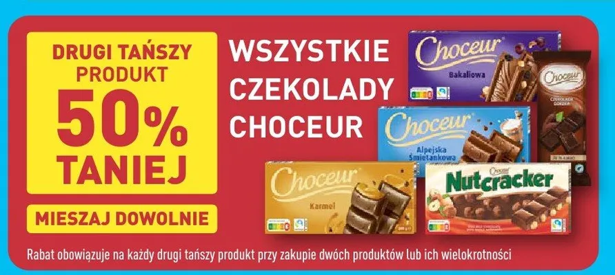 Czekolada bakalowa promocja w Aldi