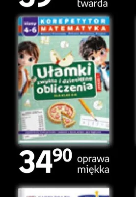 Korepetytor Matematyka Ułamki zwykłe i dziesiętne obliczenia 4-6 Demart promocja w Empik