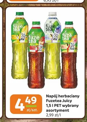 Napój herbaciany Fuzetea Juicy promocja w Społem Częstochowa