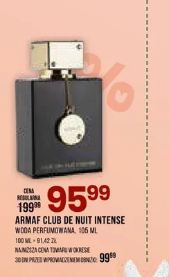 Woda perfumowana Armaf Club De Nuit Intense promocja w Drogerie Natura