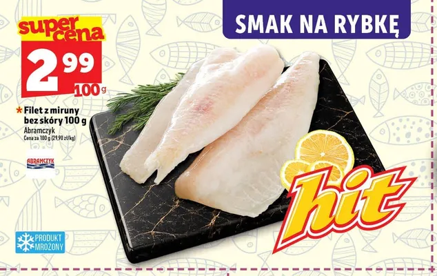 Filet z miruny bez skóry Abramczyk promocja w TOPAZ