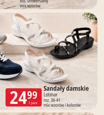 Sandały damskie Lotmar promocja w Leclerc