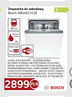 Zmywarka do zabudowy Bosch SMV4ECX23E promocja w kakto.pl