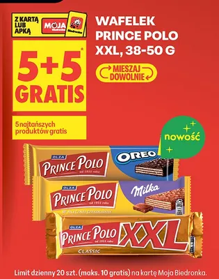 Wafelek Prince Polo XXL promocja w Biedronka