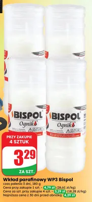 Wkład parafinowy WP3 Bispol promocja w Dino
