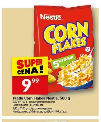 Płatki Corn Flakes Nestlé promocja w Twój Market