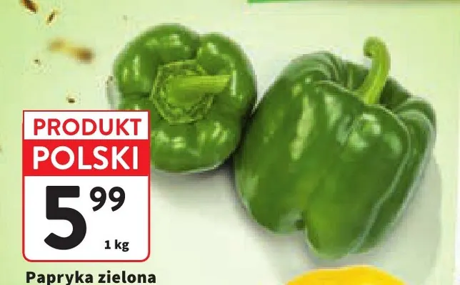 Papryka zielona promocja w Intermarche