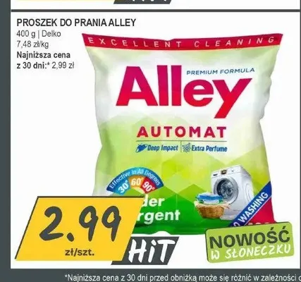 Proszek do prania Alley Automat promocja w Słoneczko