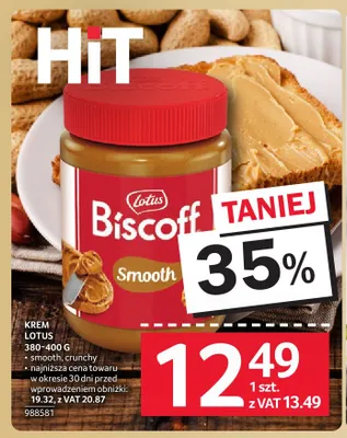 Krem Lotus Biscoff crunchy promocja w Selgros