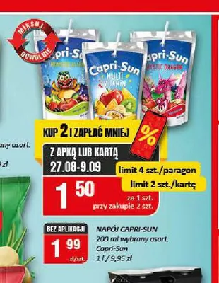 Napój Capri-Sun Multivitamin promocja w Chorten
