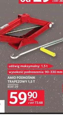 Podnośnik trapezowy 1,5t Amio promocja w Selgros