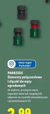 Elementy połączeniowe i złączki do węży ogrodowych promocja w Lidl