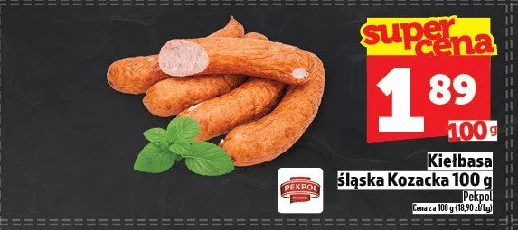 Kiełbasa Śląska Kozacka promocja w TOPAZ
