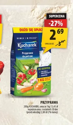 Przyprawa do potraw Kucharek promocja w Arhelan