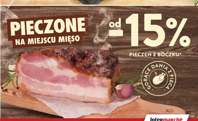 Pieczeń z boczku promocja w Intermarche