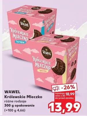 Królewskie Mleczko różne rodzaje promocja w Kaufland