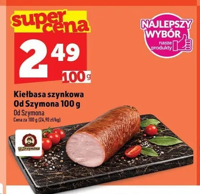 Kiełbasa szynkowa Od Szymona promocja w TOPAZ