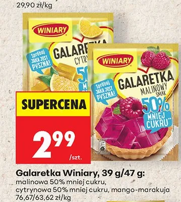 Galaretka mango-marakuja Winiary promocja w Biedronka