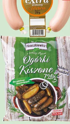 Ogórki kiszone Kraszkiewicz promocja w Dino