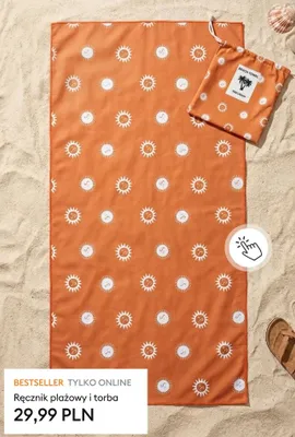 Zestaw ręcznik plażowy + torba promocja w Sinsay