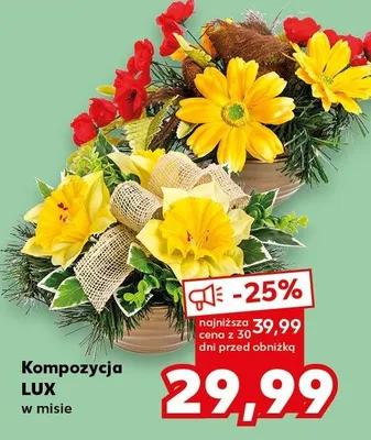Kompozycja LUX w misie promocja w Kaufland
