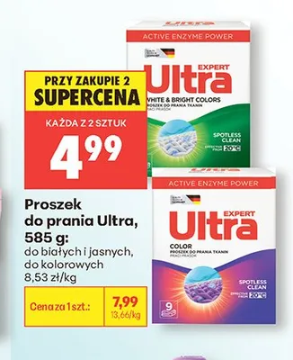 Proszek do prania Ultra Color promocja w Biedronka
