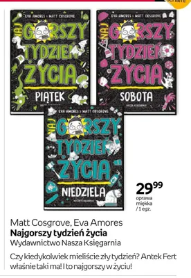 Książka Najgorszy tydzień życia Sobota promocja w Empik