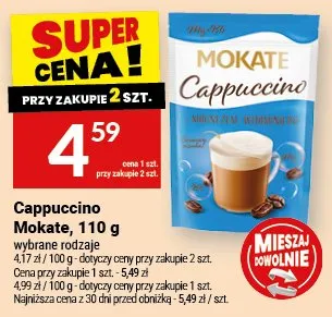Cappuccino Mokata mielona promocja w Twój Market