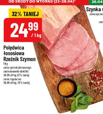 Polędwica rososowa Rzeźnik Szymon promocja w POLOmarket