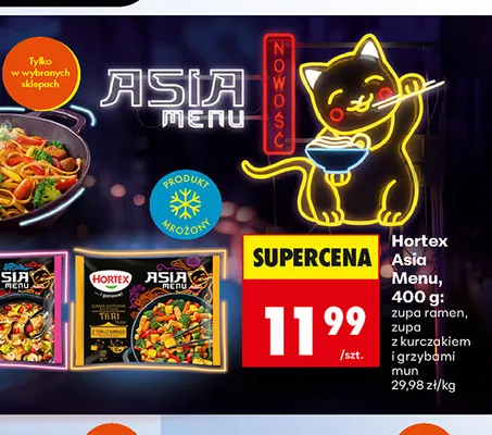 Hortex Asia Menu zupa ramen promocja w Biedronka
