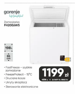 Zamrażarka Gorenje FH20E6W5 promocja w Max Elektro