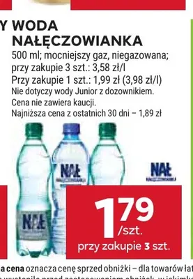 Woda niegazowana Nałęczowianka promocja w Stokrotka