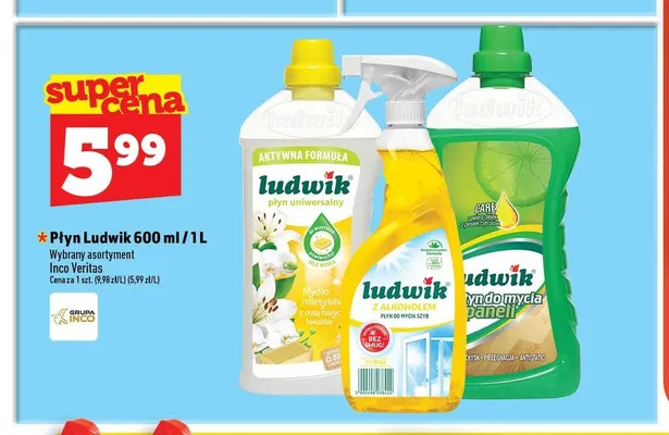 Płyn do mycia paneli Ludwik promocja w TOPAZ