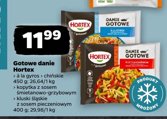 Gotowe danie chińskie Hortex promocja w Netto