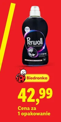 Płyn do prania ciemnych tkanin Perwoll Renew promocja w Lidl