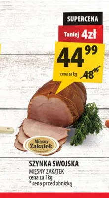 Szynka swojska Mięsny Zakątek promocja w Arhelan