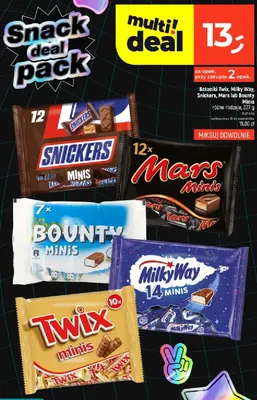 Batoniki Mars Minis promocja w Dealz