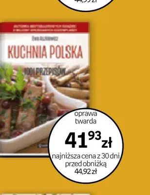 Książka Kuchnia Polska promocja w Empik