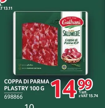 Coppa di Parma plastry Galbani promocja w Selgros