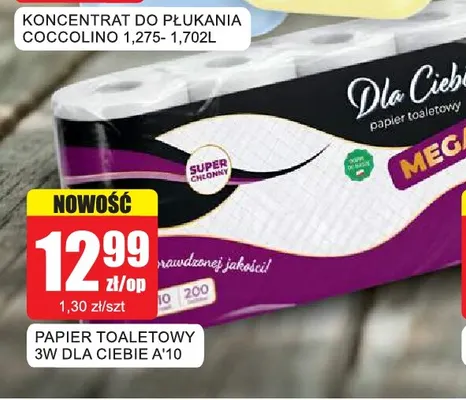 Papier toaletowy 3w Dla Ciebie 10-pak promocja w Bingo