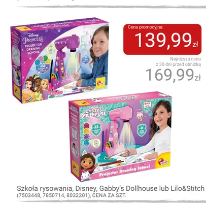 Szkoła rysowania Lilo & Stitch Lisciani promocja w Smyk