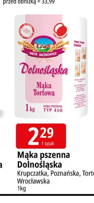 Mąka pszenna Dolnośląska promocja w Leclerc