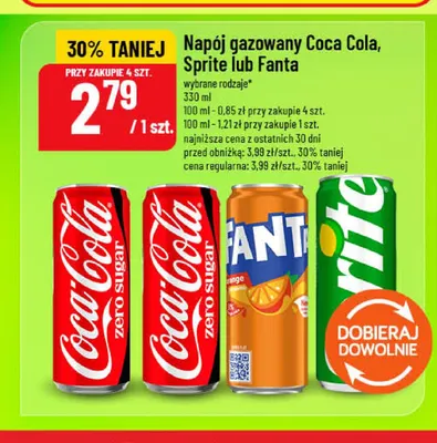 Napój gazowany Fanta promocja w POLOmarket