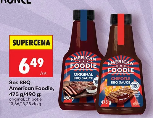 Sos BBQ American Foodie original promocja w Biedronka